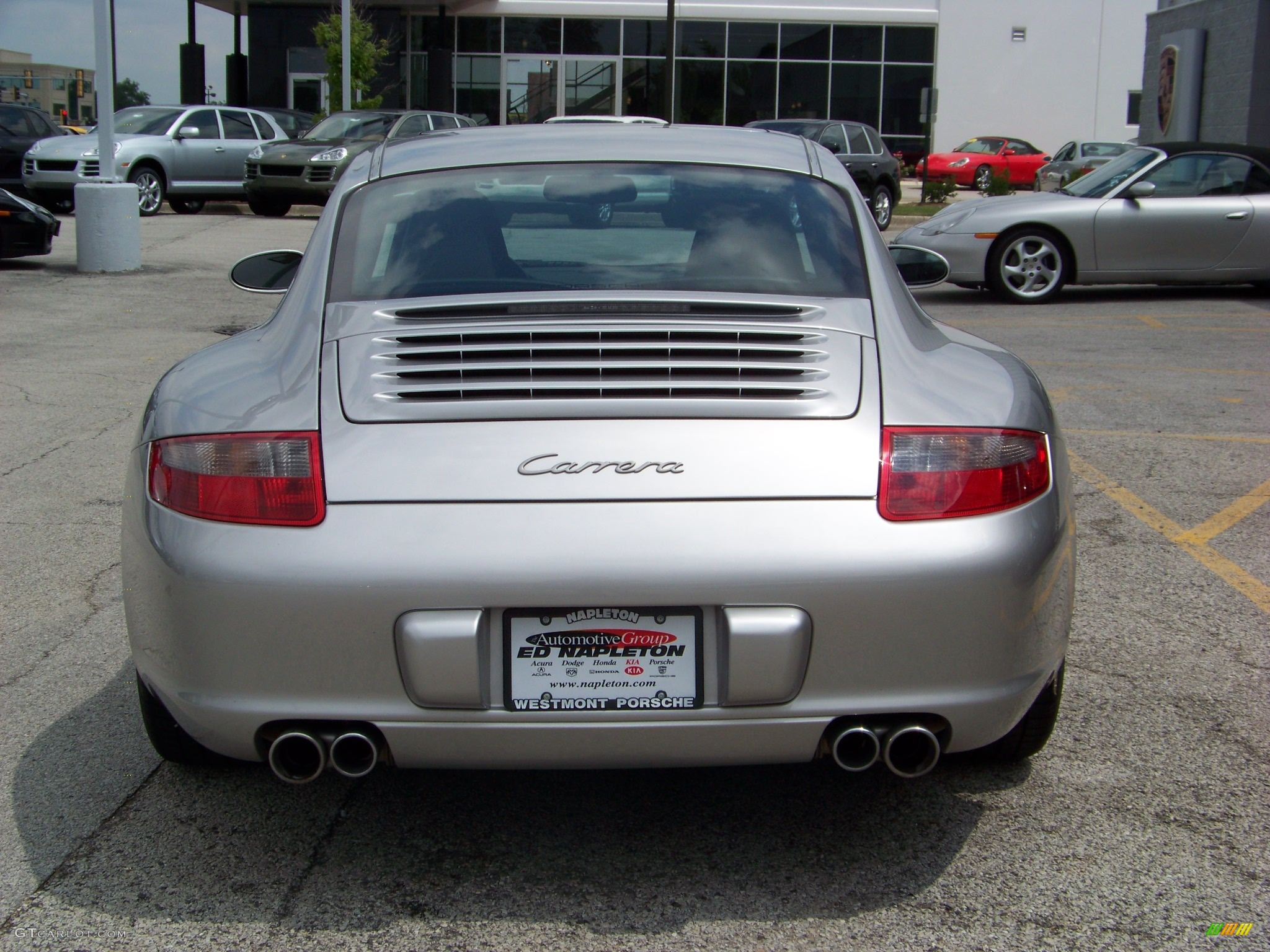 2007 911 Carrera Coupe - Arctic Silver Metallic / Black Standard Leather photo #4