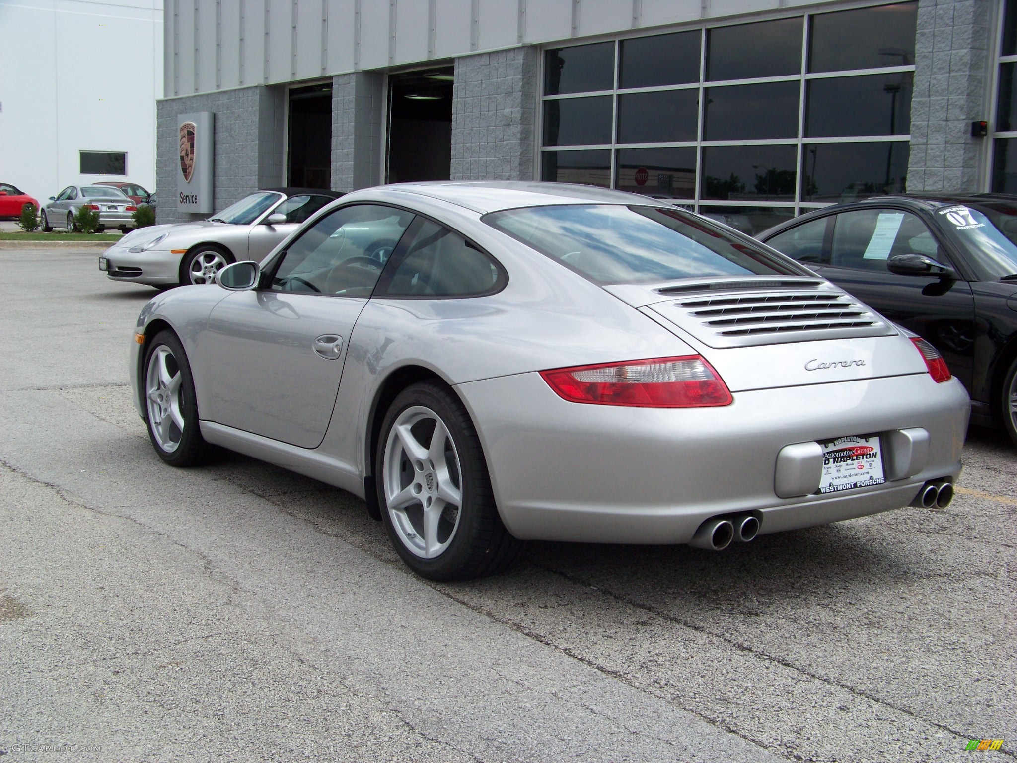 2007 911 Carrera Coupe - Arctic Silver Metallic / Black Standard Leather photo #5