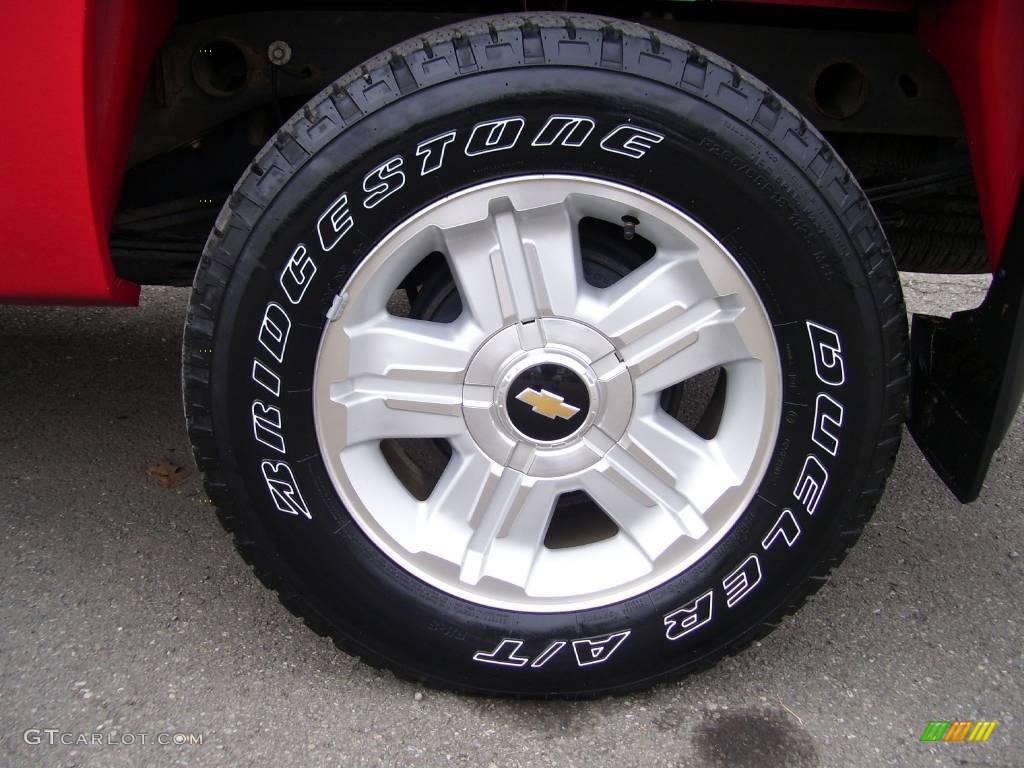 2007 Silverado 1500 LTZ Extended Cab 4x4 - Victory Red / Ebony Black photo #9