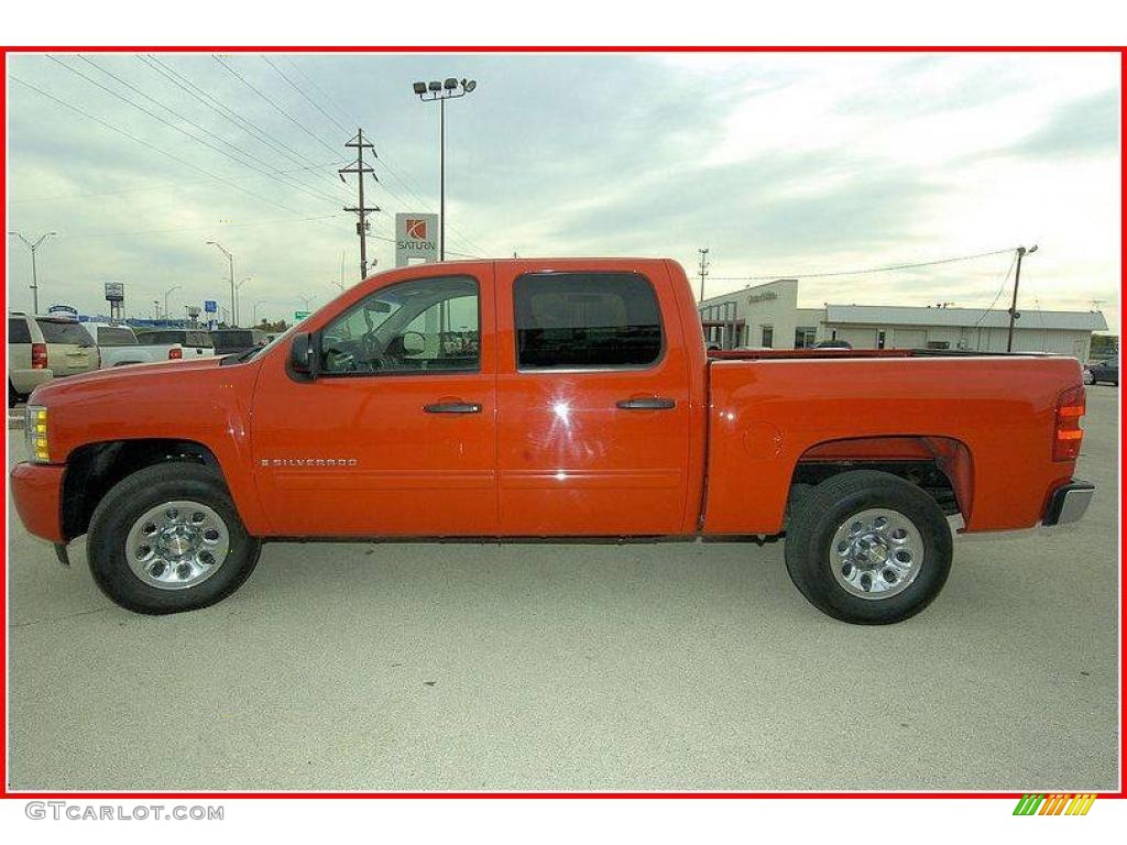 2009 Silverado 1500 LT Crew Cab - Victory Red / Ebony photo #2