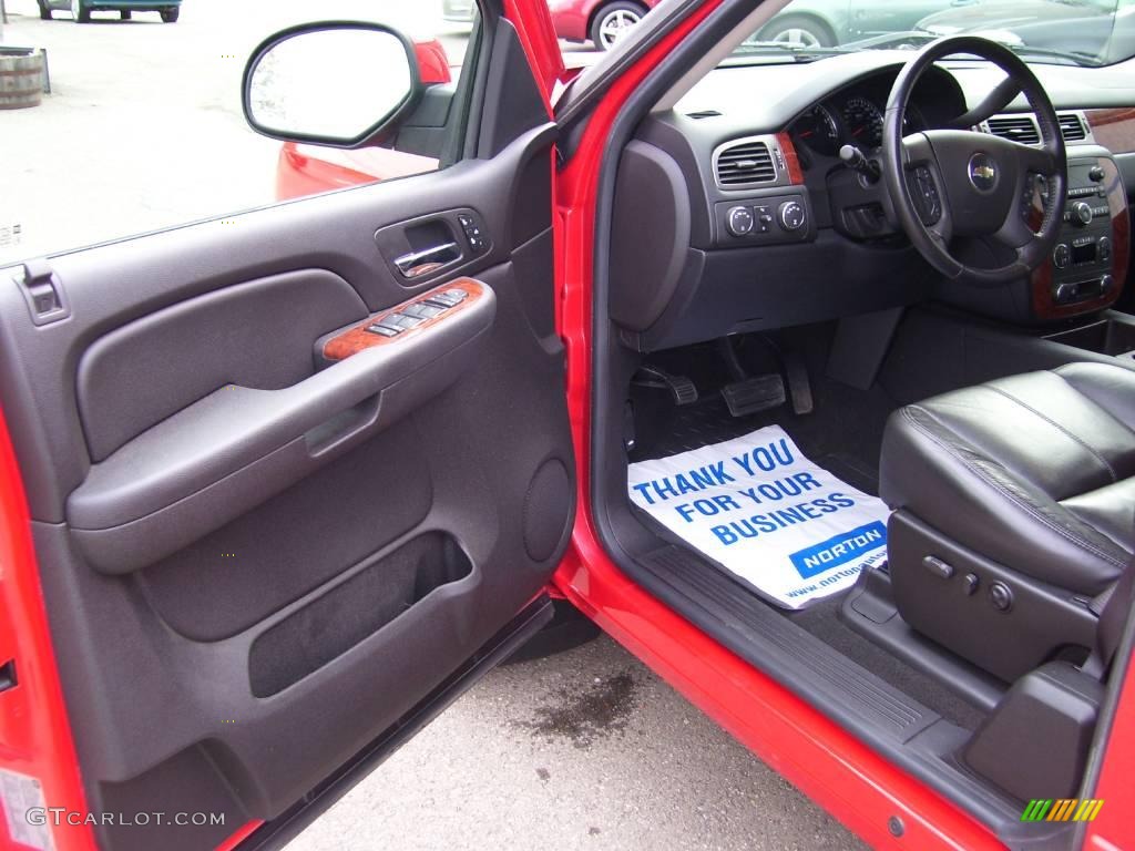 2007 Silverado 1500 LTZ Extended Cab 4x4 - Victory Red / Ebony Black photo #27