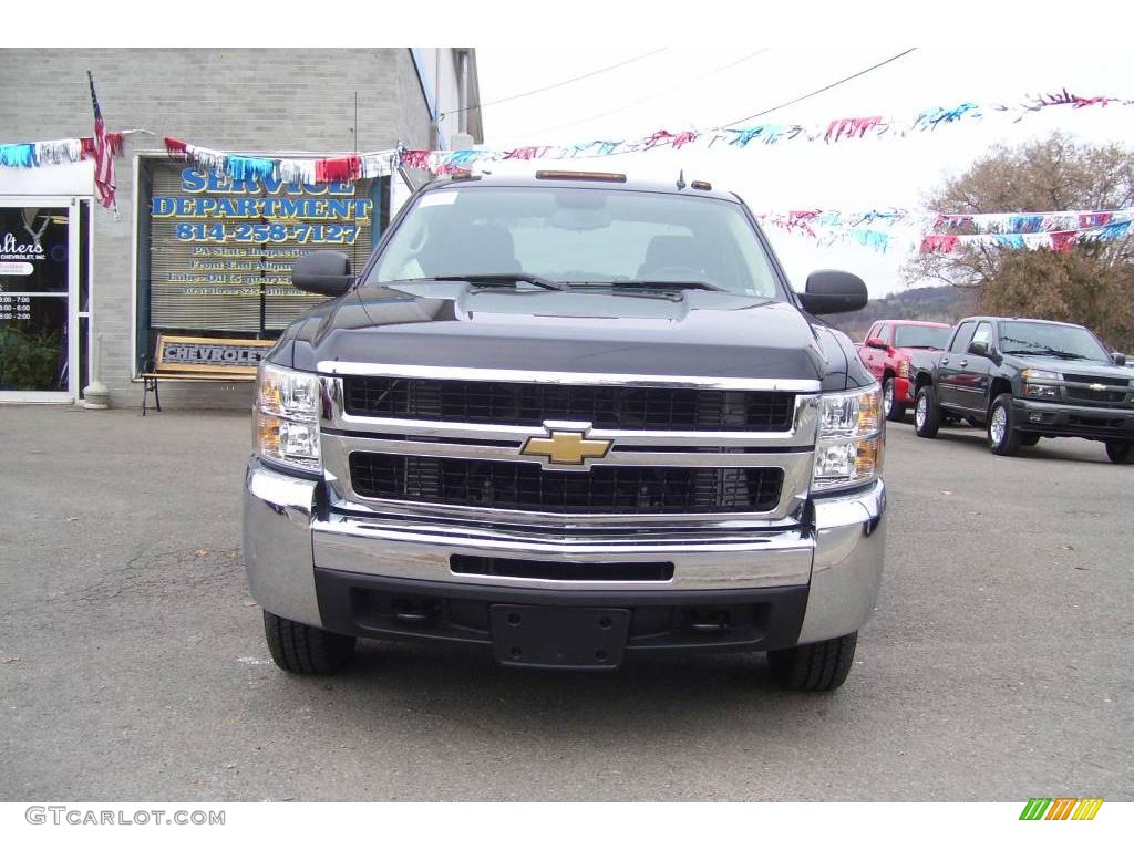 2009 Silverado 2500HD LT Crew Cab 4x4 - Black / Ebony photo #2