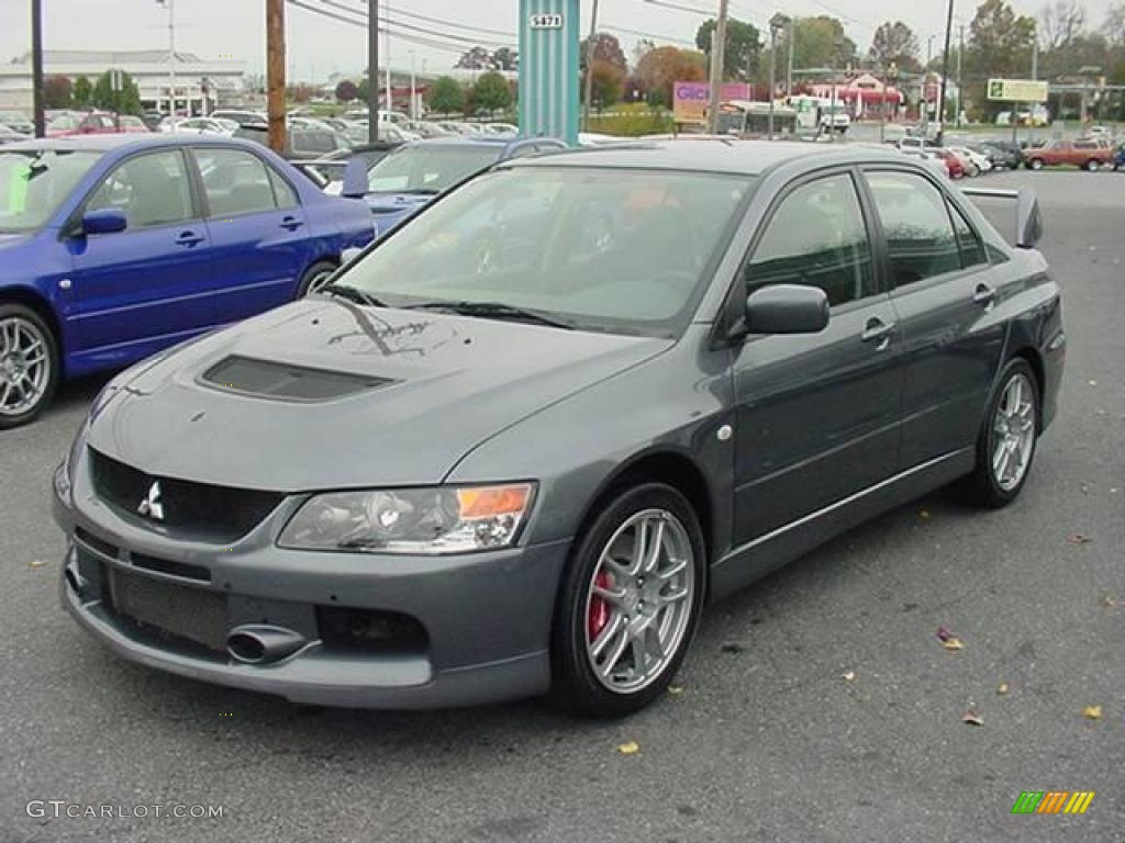 2006 Lancer Evolution IX - Graphite Gray / Black Alcantara photo #3