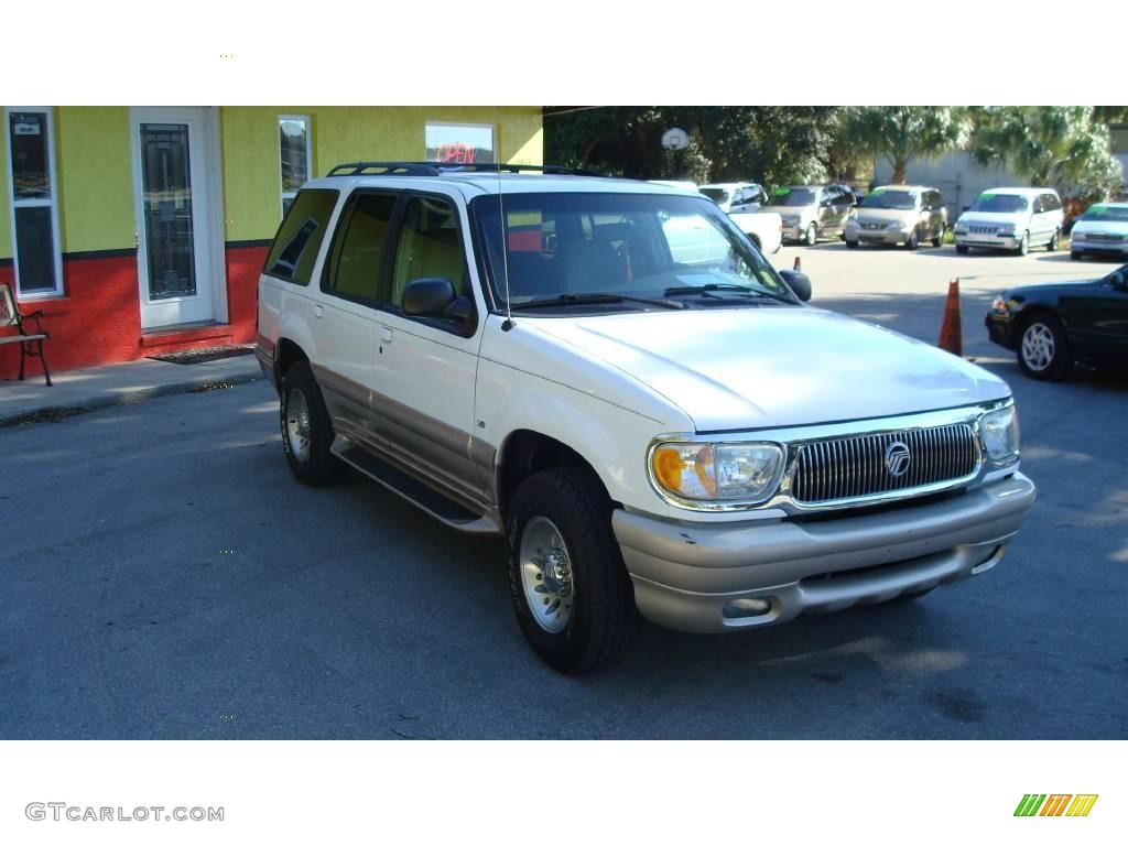 1999 Mountaineer  - Oxford White / Prairie Tan photo #3