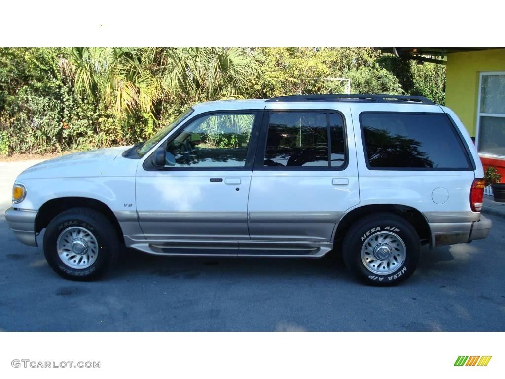 1999 Mountaineer  - Oxford White / Prairie Tan photo #8