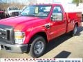 Vermillion Red - F250 Super Duty XL Regular Cab Chassis Photo No. 2