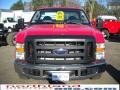 Vermillion Red - F250 Super Duty XL Regular Cab Chassis Photo No. 3