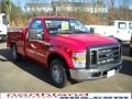 Vermillion Red - F250 Super Duty XL Regular Cab Chassis Photo No. 4