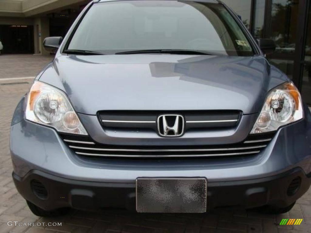 2008 CR-V LX - Glacier Blue Metallic / Gray photo #2