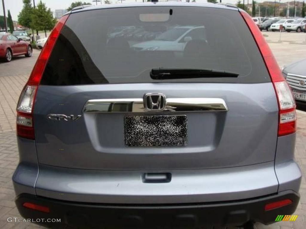 2008 CR-V LX - Glacier Blue Metallic / Gray photo #5