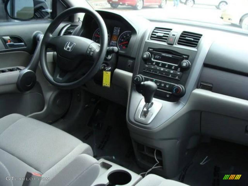 2008 CR-V LX - Glacier Blue Metallic / Gray photo #8