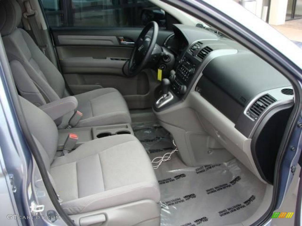 2008 CR-V LX - Glacier Blue Metallic / Gray photo #9