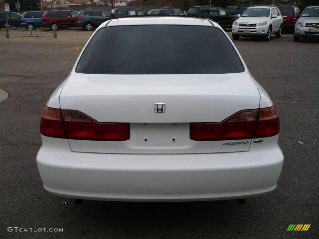 2000 Accord EX V6 Sedan - Taffeta White / Ivory photo #4