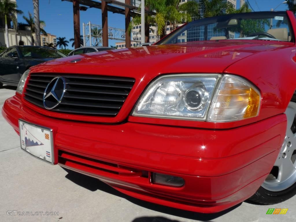 1999 SL 500 Roadster - Magma Red / Java photo #10