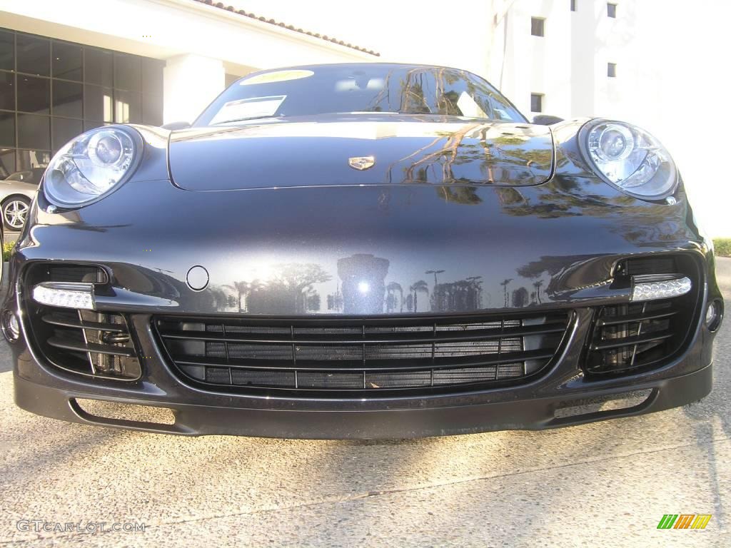 2007 911 Turbo Coupe - Atlas Grey Metallic / Black/Stone Grey photo #27