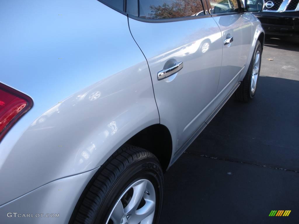 2006 Murano S AWD - Brilliant Silver Metallic / Charcoal photo #6