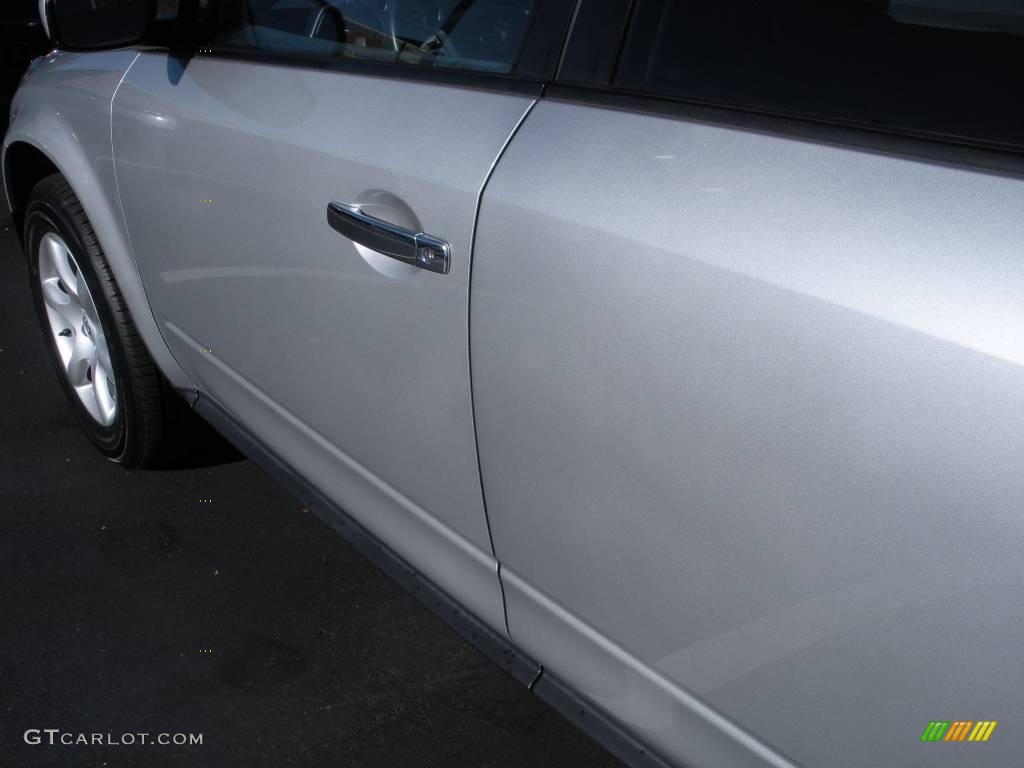 2006 Murano S AWD - Brilliant Silver Metallic / Charcoal photo #9