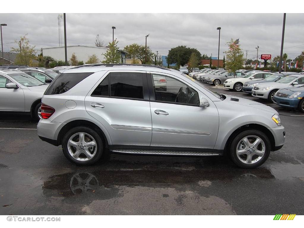 2008 ML 350 4Matic - Iridium Silver Metallic / Black photo #15