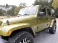 2007 Rescue Green Metallic Jeep Wrangler Unlimited Sahara 4x4  photo #10