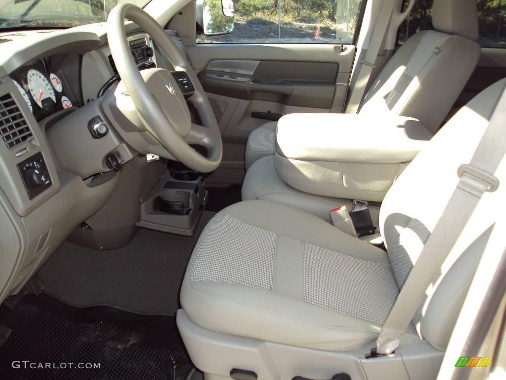 2008 Ram 1500 Big Horn Edition Quad Cab - Light Khaki Metallic / Khaki photo #4