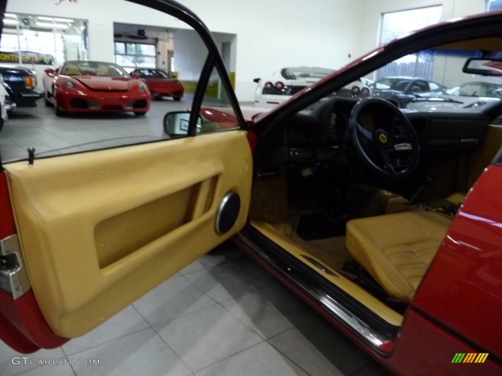 1983 Ferrari BB 512i Standard BB 512i Model Tan Door Panel Photo #21757921