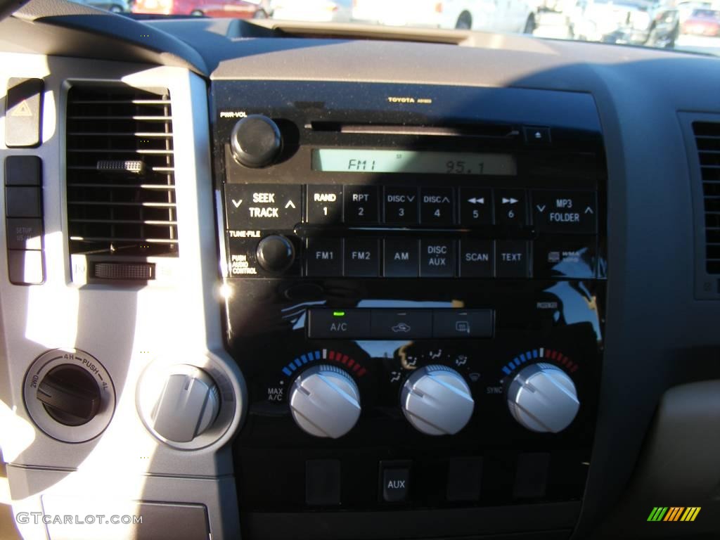 2008 Tundra Double Cab 4x4 - Blue Streak Metallic / Beige photo #37