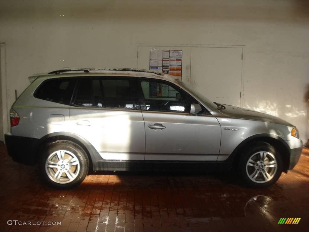 Titanium Silver Metallic BMW X3