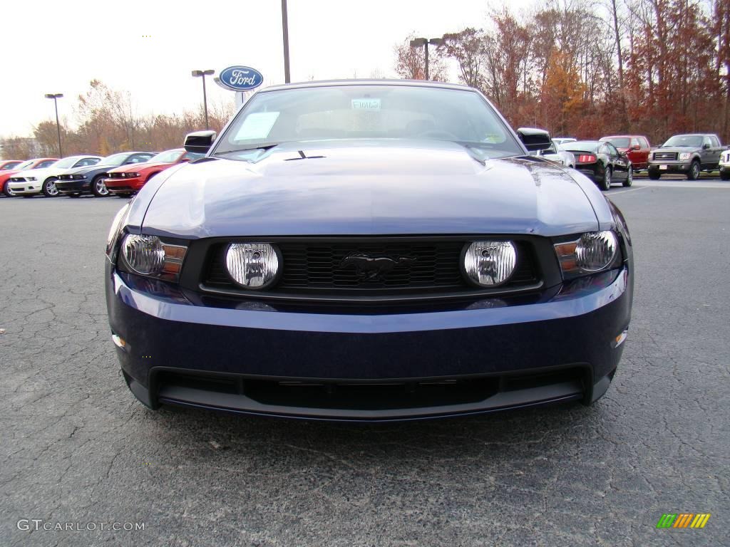 2010 Mustang GT Convertible - Kona Blue Metallic / Charcoal Black photo #7
