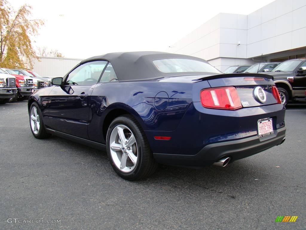 2010 Mustang GT Convertible - Kona Blue Metallic / Charcoal Black photo #21