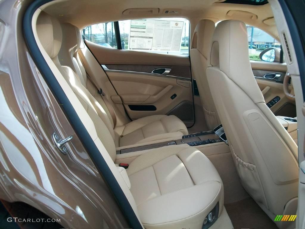 2010 Panamera Turbo - Cognac Metallic / Luxor Beige/Cream photo #27