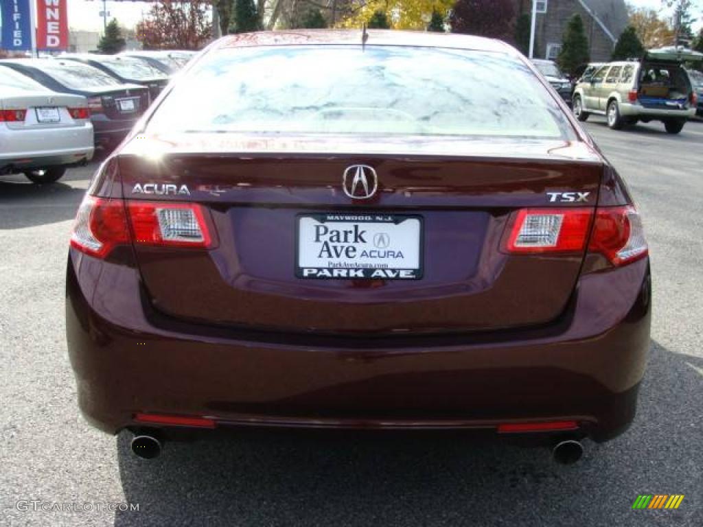 2009 TSX Sedan - Basque Red Pearl / Parchment photo #5