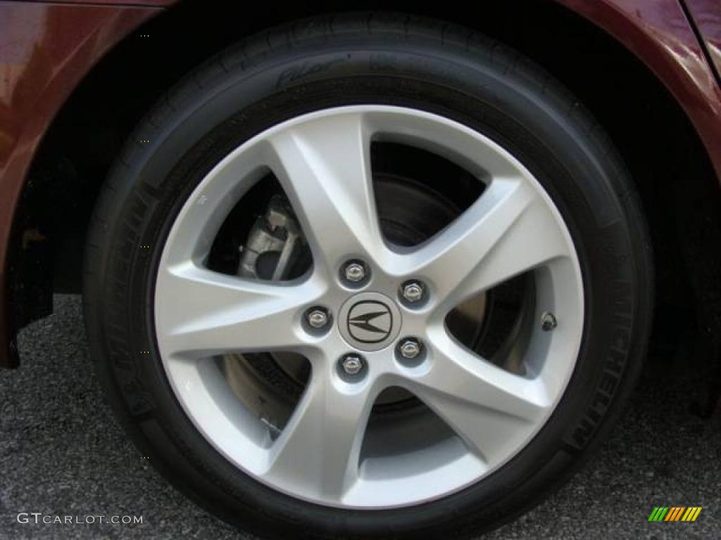 2009 TSX Sedan - Basque Red Pearl / Parchment photo #23