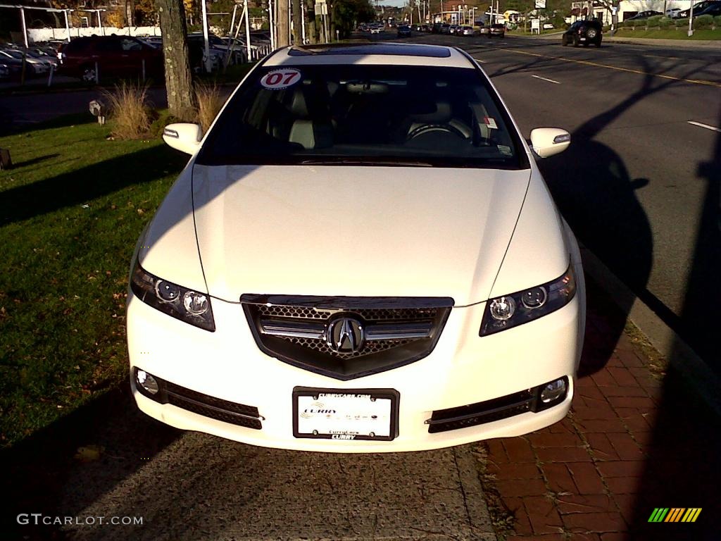 2007 TL 3.5 Type-S - White Diamond Pearl / Ebony/Silver photo #3