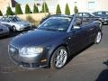 2009 Meteor Grey Pearl Effect Audi A4 2.0T Cabriolet  photo #1