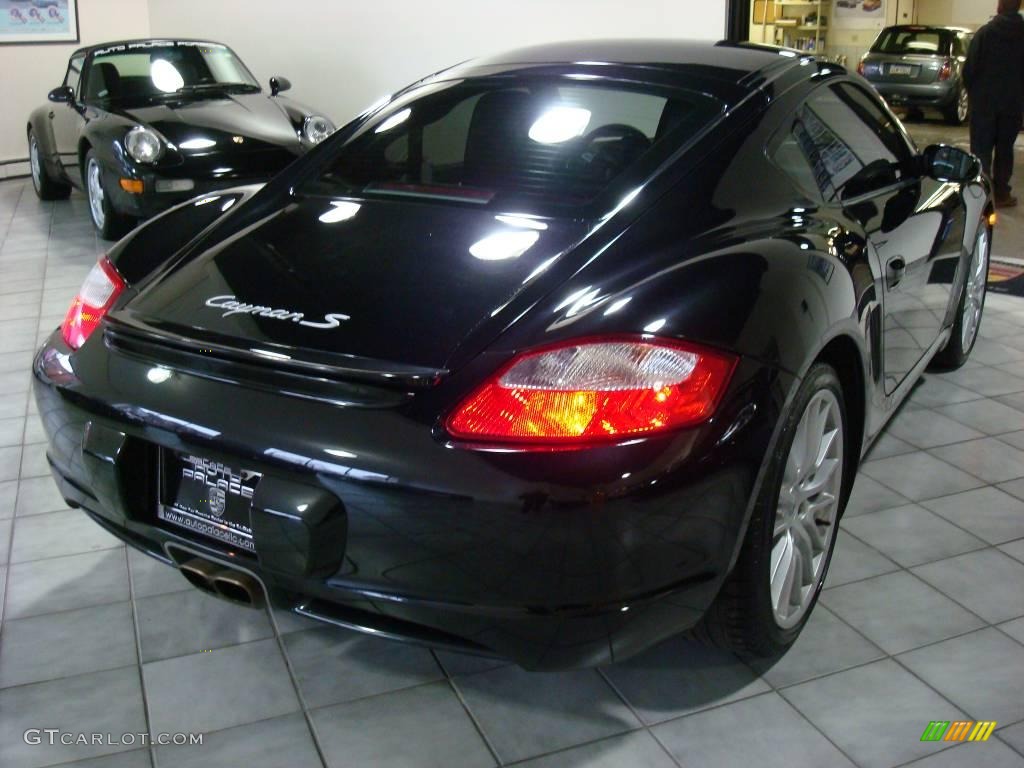 2006 Cayman S - Basalt Black Metallic / Black photo #5