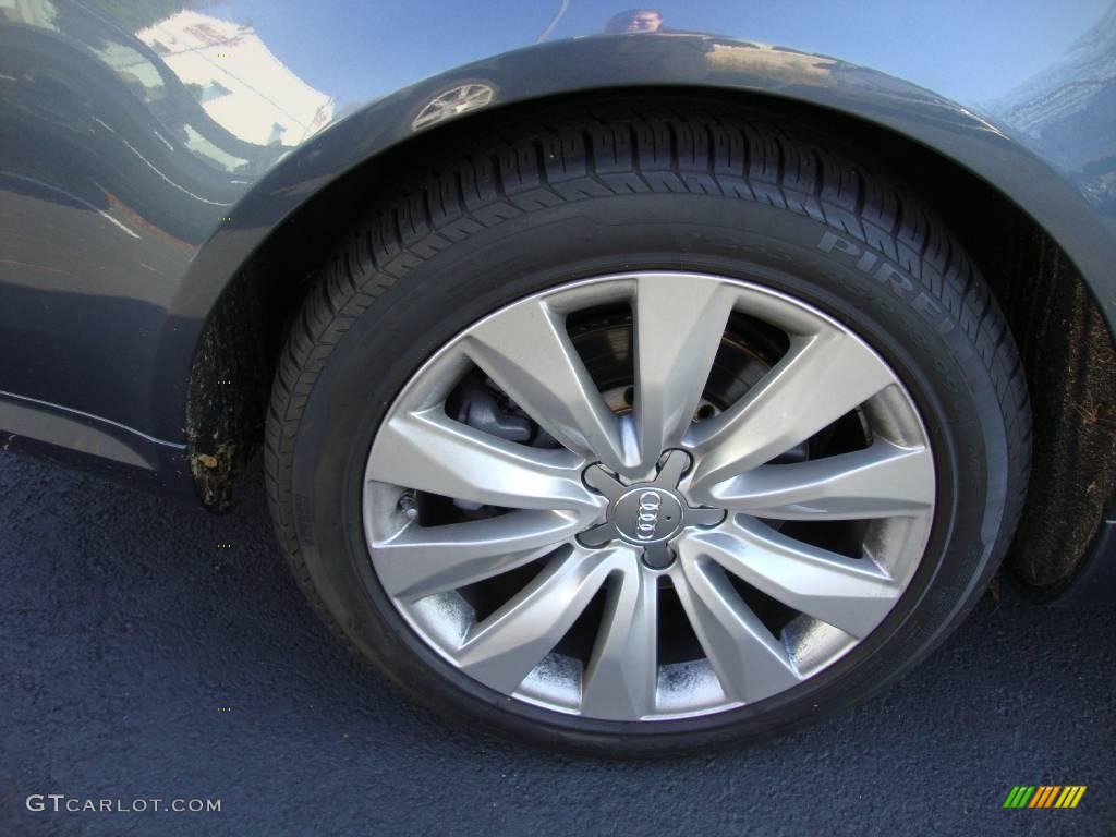 2009 A8 L 4.2 quattro - Oyster Grey Metallic / Amaretto/Black Valcona Leather photo #23