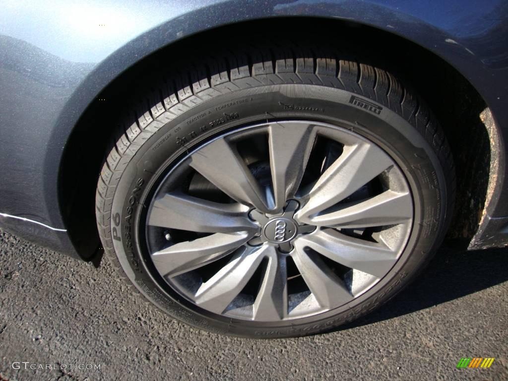 2009 A8 L 4.2 quattro - Oyster Grey Metallic / Amaretto/Black Valcona Leather photo #25