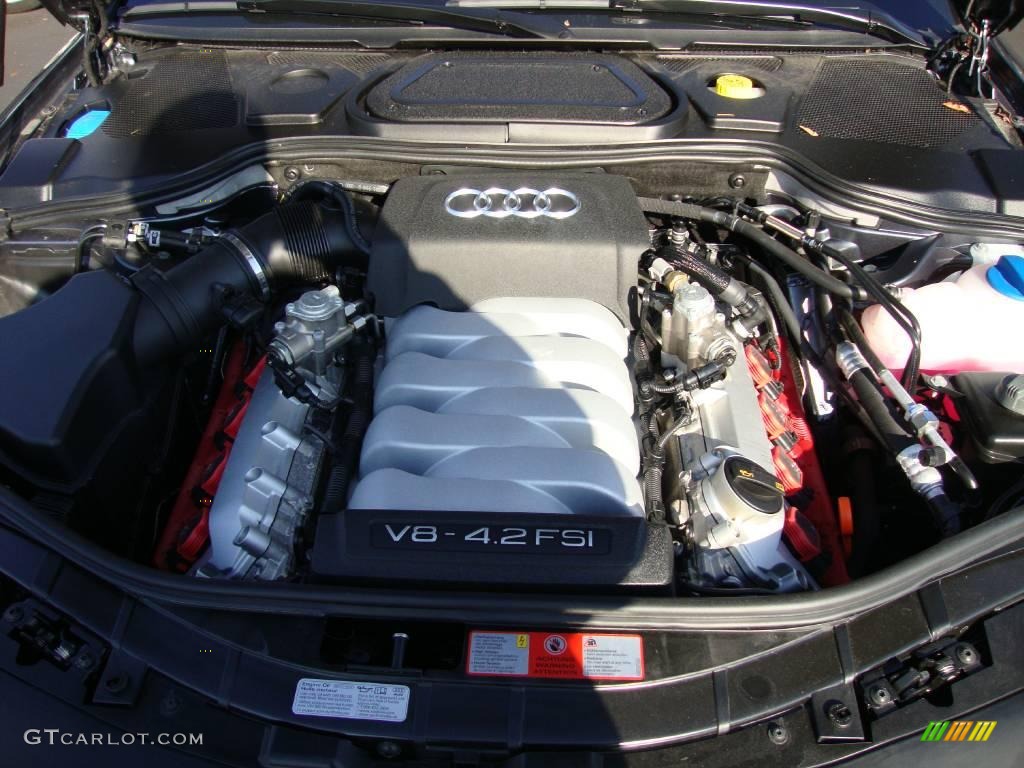 2009 A8 L 4.2 quattro - Oyster Grey Metallic / Amaretto/Black Valcona Leather photo #28