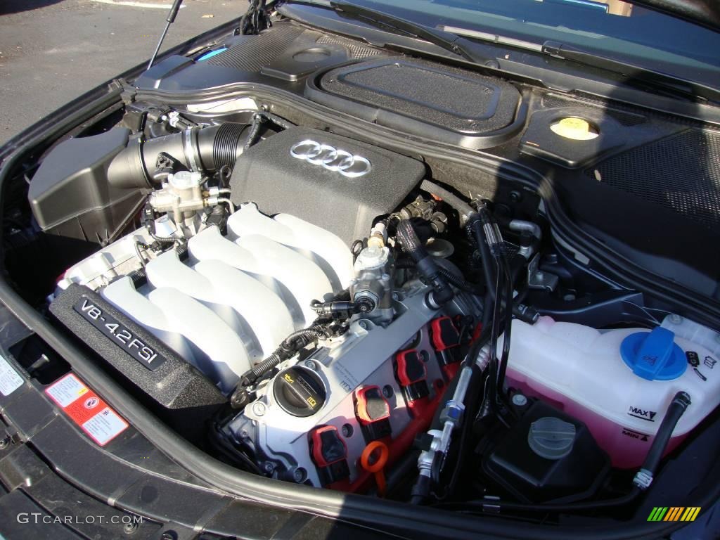 2009 A8 L 4.2 quattro - Oyster Grey Metallic / Amaretto/Black Valcona Leather photo #29