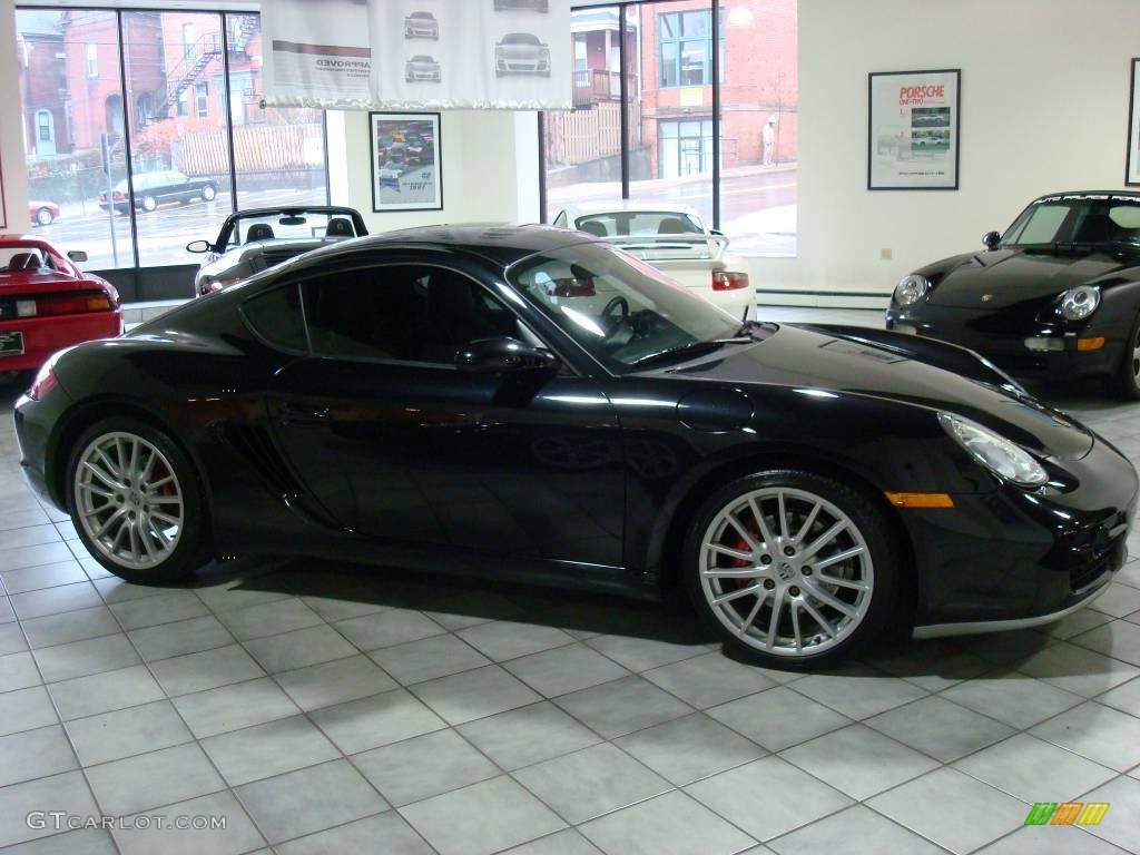 2006 Cayman S - Basalt Black Metallic / Black photo #6