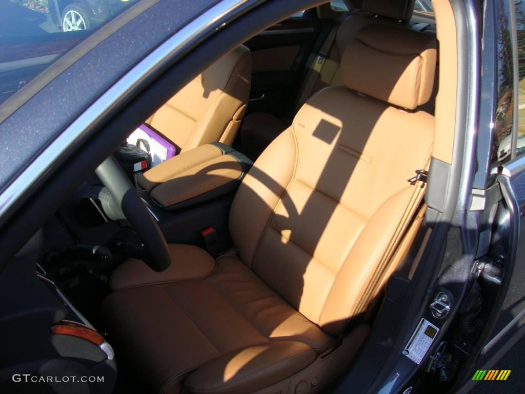 2009 A8 L 4.2 quattro - Oyster Grey Metallic / Amaretto/Black Valcona Leather photo #32