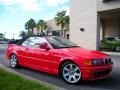 2001 Bright Red BMW 3 Series 325i Convertible  photo #4