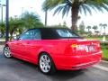 2001 Bright Red BMW 3 Series 325i Convertible  photo #8