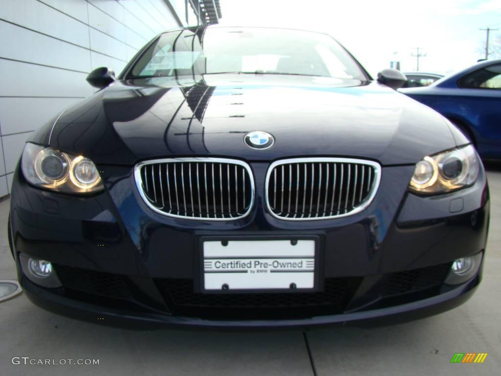 2007 3 Series 328xi Coupe - Monaco Blue Metallic / Cream Beige photo #2