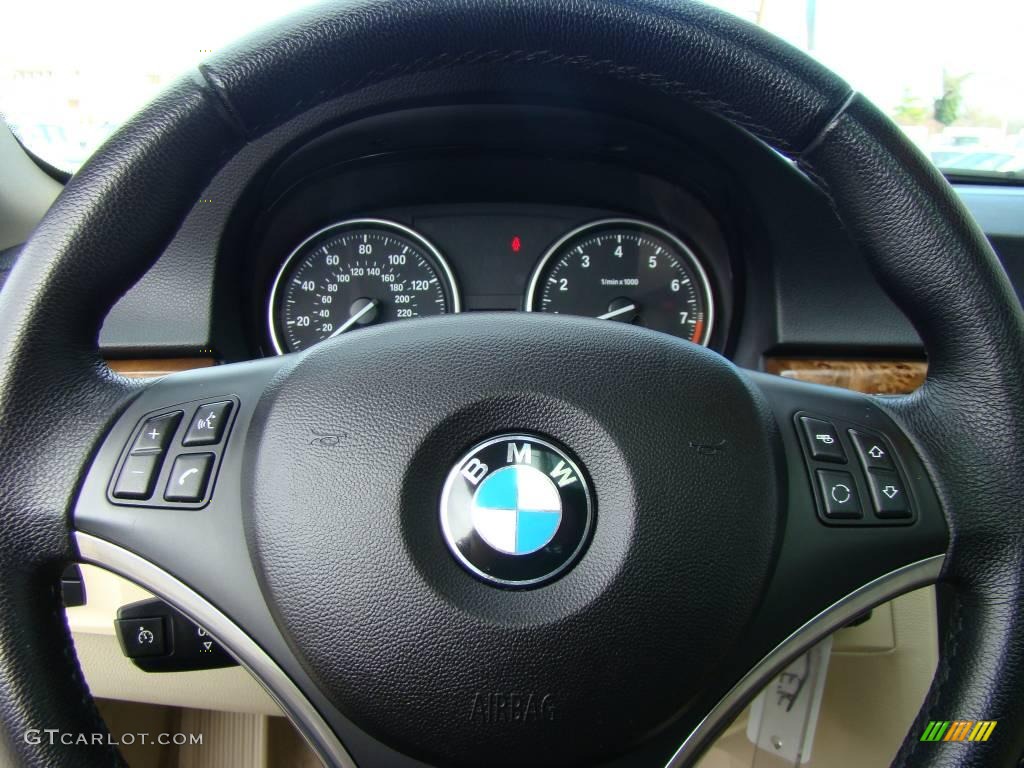2007 3 Series 328xi Coupe - Monaco Blue Metallic / Cream Beige photo #11