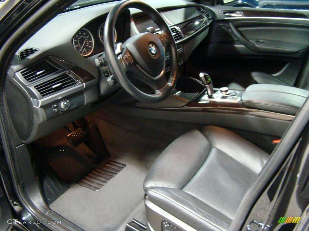 Black Interior 2008 BMW X6 xDrive50i Photo #21787934