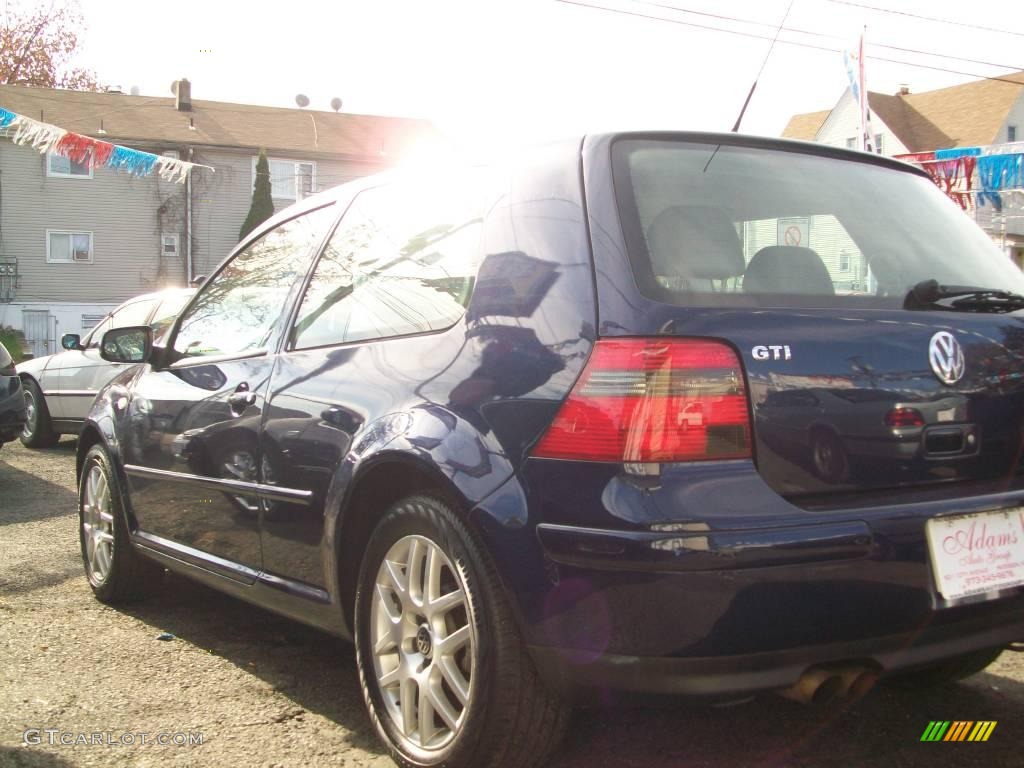2003 GTI 1.8T - Indigo Blue Metallic / Black/Gray photo #4