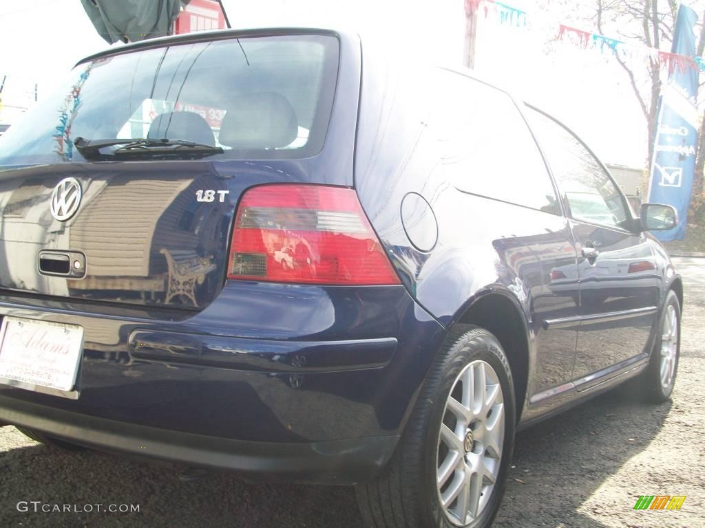 2003 GTI 1.8T - Indigo Blue Metallic / Black/Gray photo #5