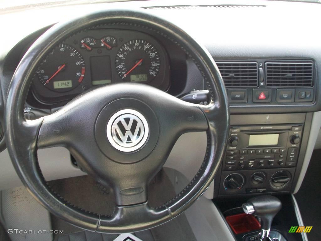 2003 GTI 1.8T - Indigo Blue Metallic / Black/Gray photo #8