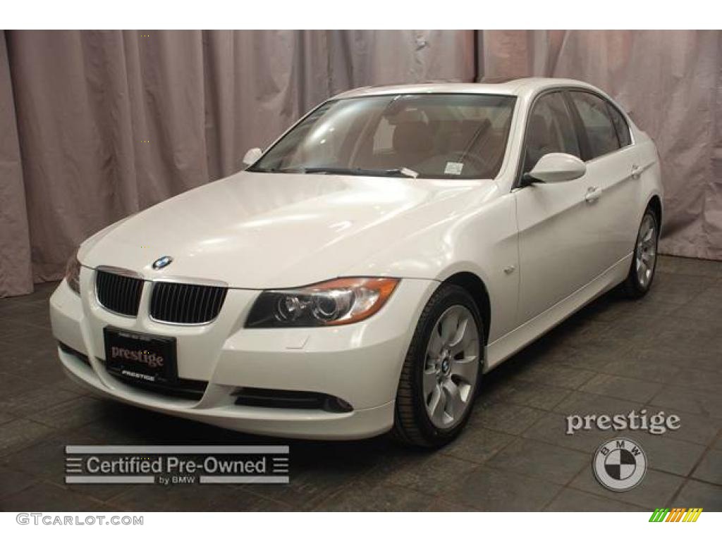 2006 3 Series 330xi Sedan - Alpine White / Terra/Black Dakota Leather photo #1